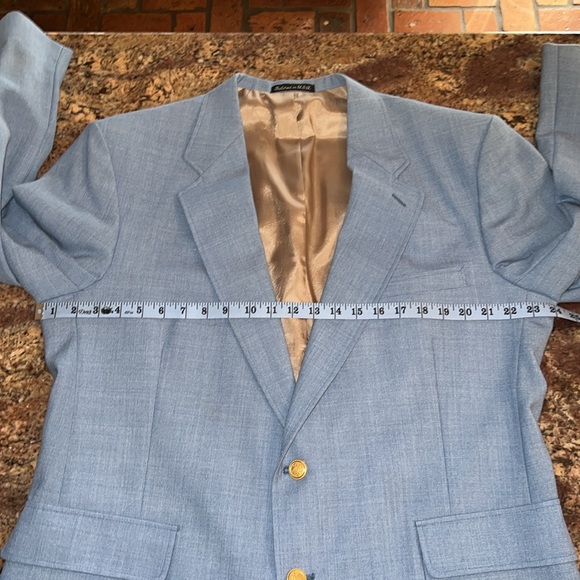 Arnold Palmer 48R Lined Sports Jacket, Sky Blue, Tailored in USA, Like New EUC - Picture 9 of 10